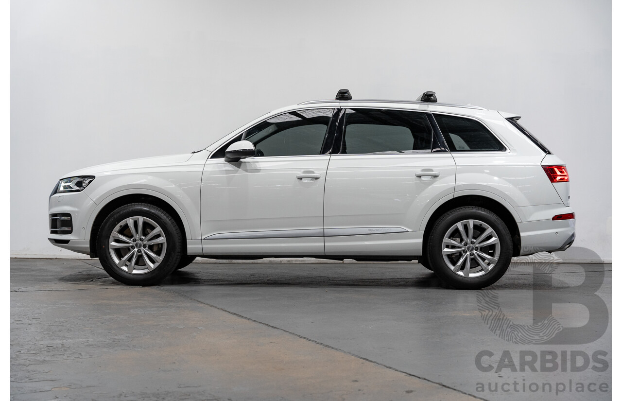 6/2016 Audi Q7 3.0 TDI Quattro (AWD) 4M 4d Wagon Carrara White Turbo Diesel V6 3.0L - 7 Seater