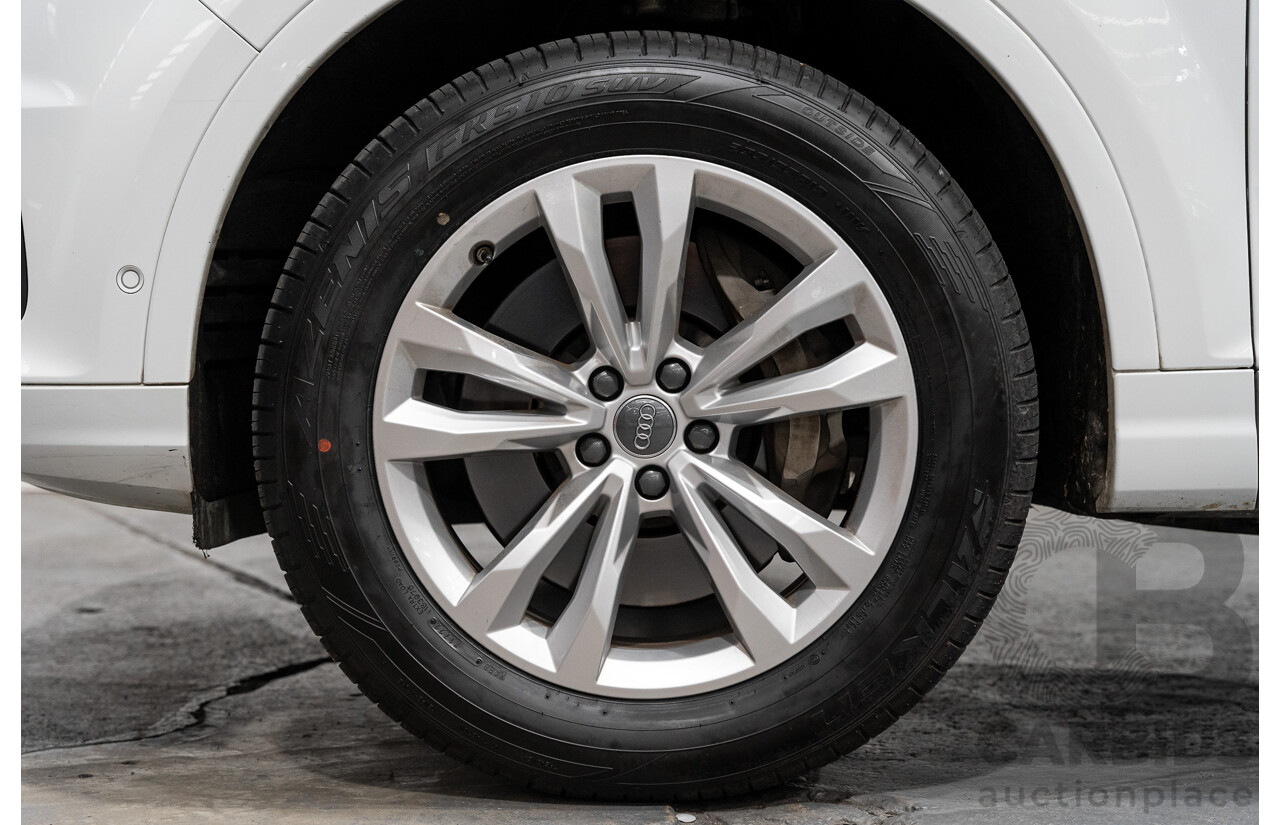 6/2016 Audi Q7 3.0 TDI Quattro (AWD) 4M 4d Wagon Carrara White Turbo Diesel V6 3.0L - 7 Seater