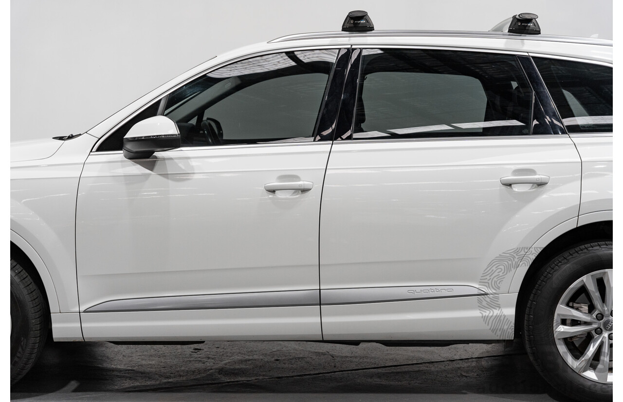 6/2016 Audi Q7 3.0 TDI Quattro (AWD) 4M 4d Wagon Carrara White Turbo Diesel V6 3.0L - 7 Seater
