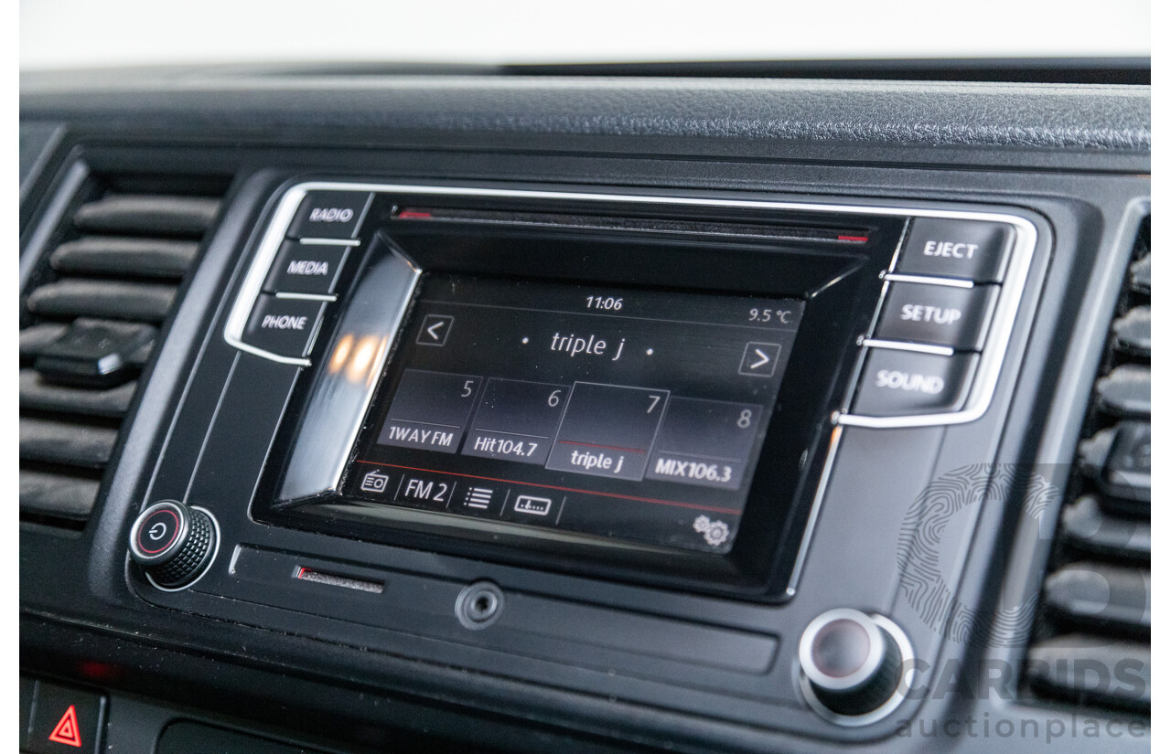 06/2019 Volkswagen Transporter TDI340 SWB T6 MY19 2d Van Candy White Turbo Diesel 2.0L