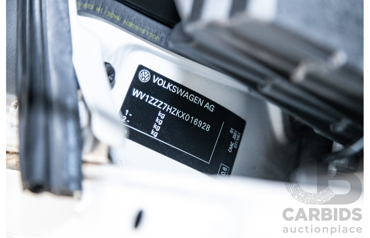 06/2019 Volkswagen Transporter TDI340 SWB T6 MY19 2d Van Candy White Turbo Diesel 2.0L