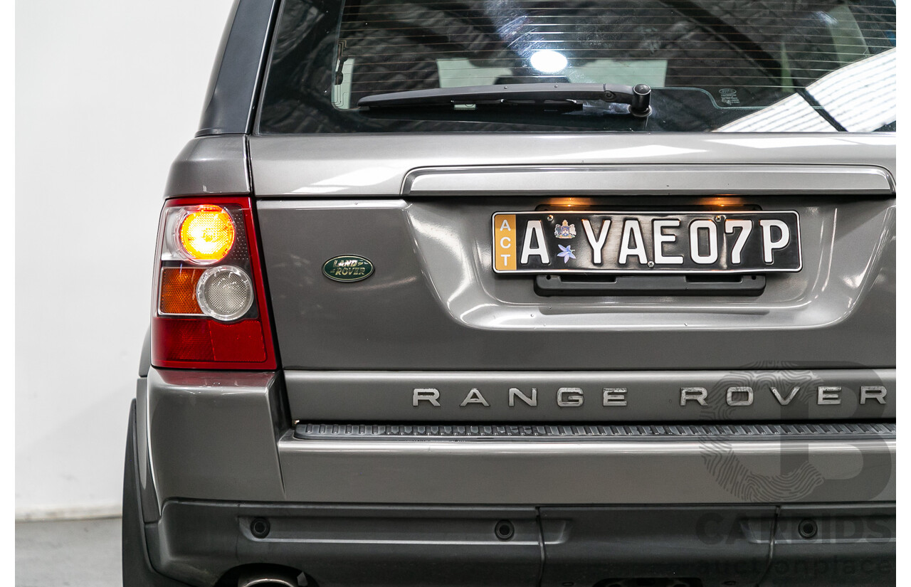 8/2007 Land Rover Range Rover Sport 3.6 TDV8 (4x4) MY07 4d Wagon Stornoway Grey Metallic Turbo Diesel V8 3.6L
