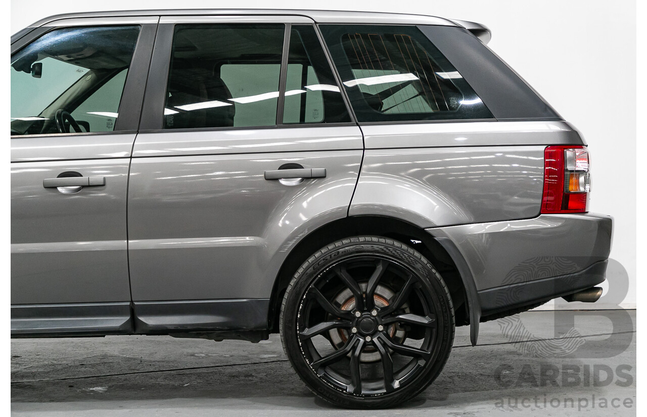 8/2007 Land Rover Range Rover Sport 3.6 TDV8 (4x4) MY07 4d Wagon Stornoway Grey Metallic Turbo Diesel V8 3.6L