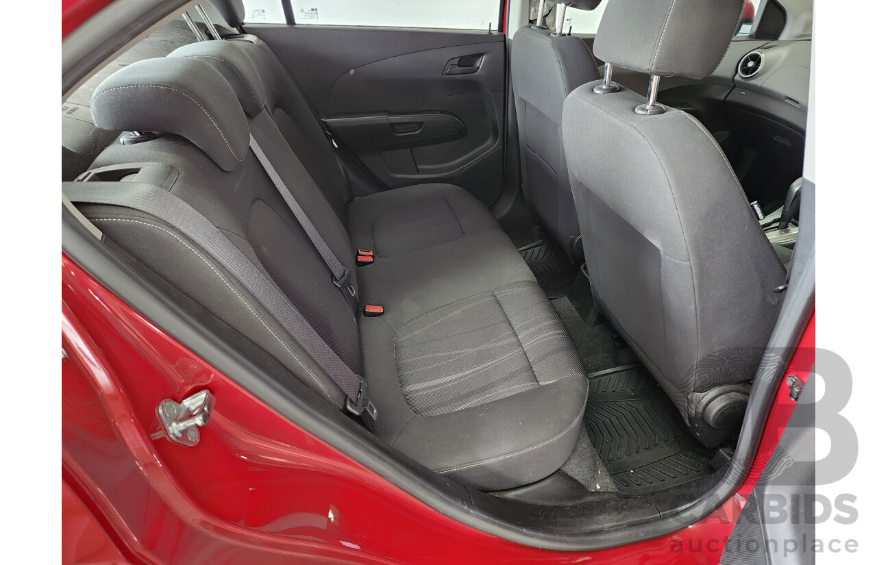 02/2012 Holden Barina CD FWD TM MY13 4D Sedan Red 1.6L