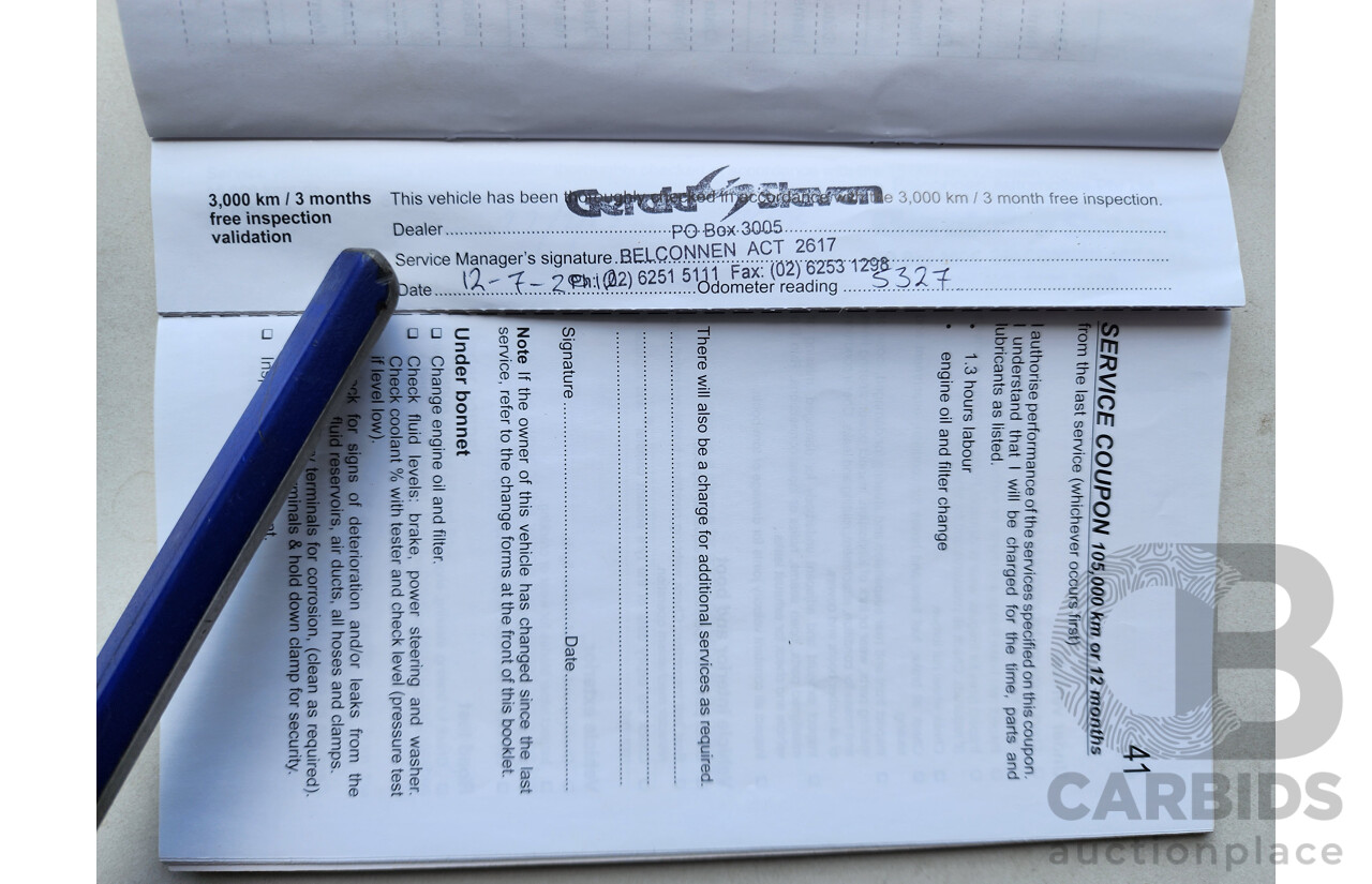 02/2012 Holden Barina CD FWD TM MY13 4D Sedan Red 1.6L