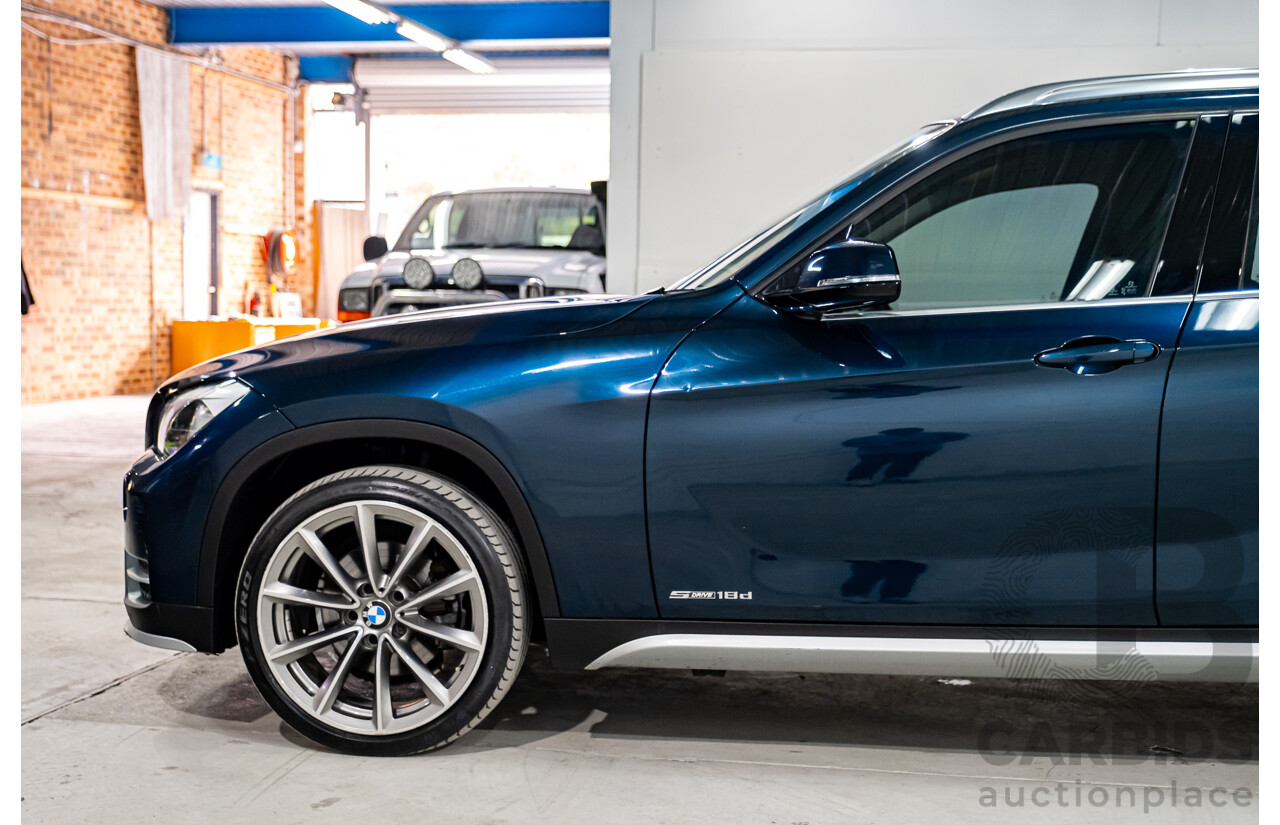5/2015 BMW X1 Sdrive 18d E84 MY15 4d Wagon Midnight Blue Metallic Turbo Diesel 2.0L