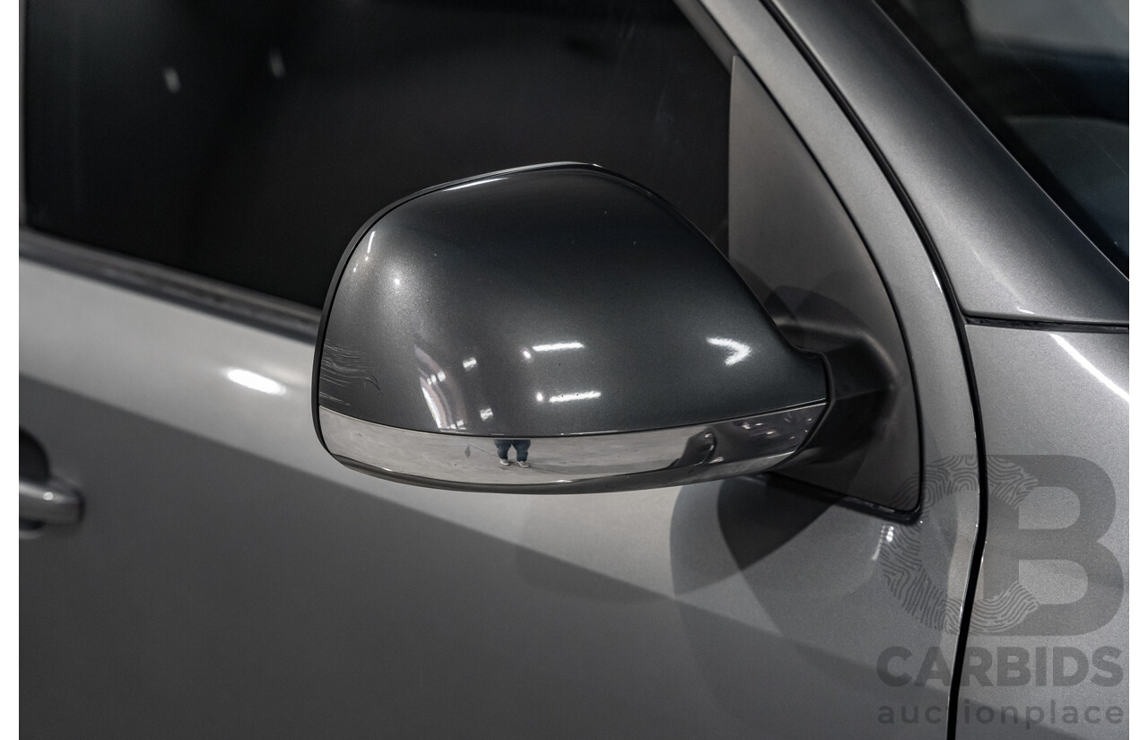 03/2017 Volkswagen Amarok TDI550 Highline (4x4) 2H MY17 4d Dual Cab Utility Metallic Grey Turbo Diesel V6 3.0L