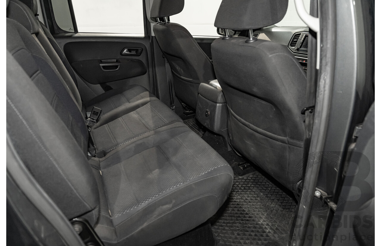 03/2017 Volkswagen Amarok TDI550 Highline (4x4) 2H MY17 4d Dual Cab Utility Metallic Grey Turbo Diesel V6 3.0L