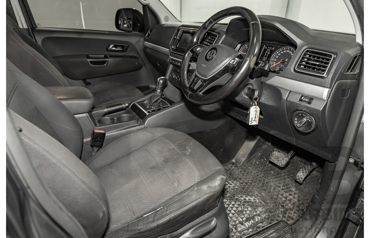 03/2017 Volkswagen Amarok TDI550 Highline (4x4) 2H MY17 4d Dual Cab Utility Metallic Grey Turbo Diesel V6 3.0L