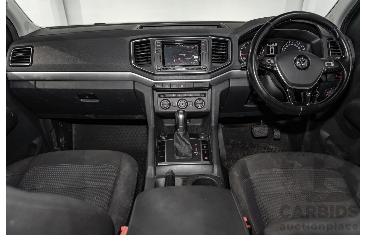 03/2017 Volkswagen Amarok TDI550 Highline (4x4) 2H MY17 4d Dual Cab Utility Metallic Grey Turbo Diesel V6 3.0L