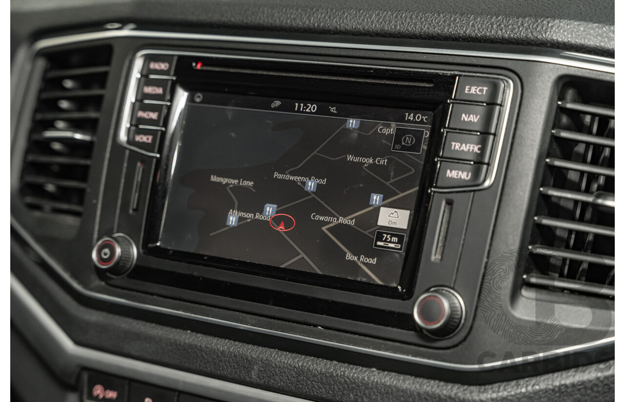 03/2017 Volkswagen Amarok TDI550 Highline (4x4) 2H MY17 4d Dual Cab Utility Metallic Grey Turbo Diesel V6 3.0L