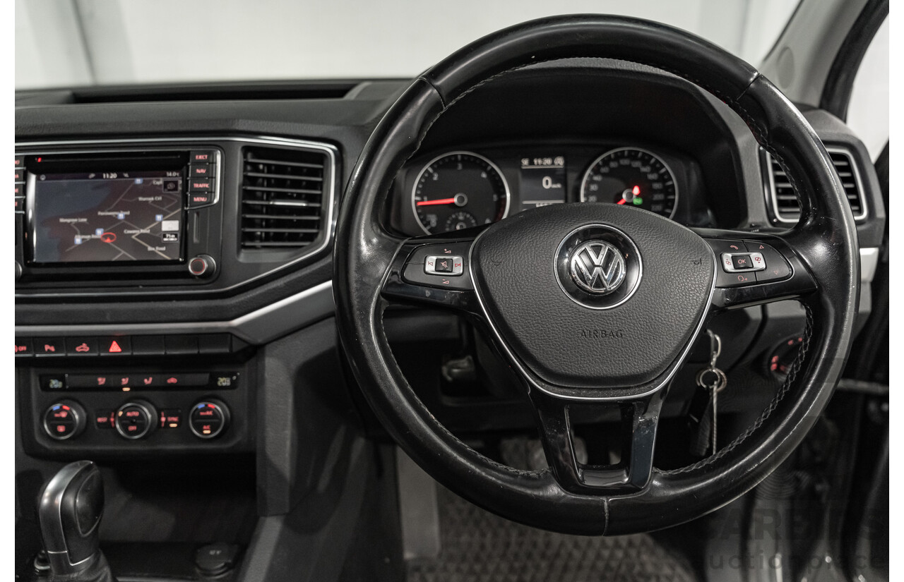 03/2017 Volkswagen Amarok TDI550 Highline (4x4) 2H MY17 4d Dual Cab Utility Metallic Grey Turbo Diesel V6 3.0L
