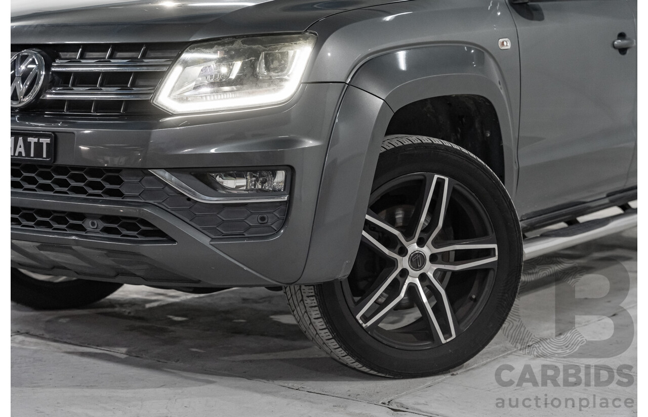 03/2017 Volkswagen Amarok TDI550 Highline (4x4) 2H MY17 4d Dual Cab Utility Metallic Grey Turbo Diesel V6 3.0L