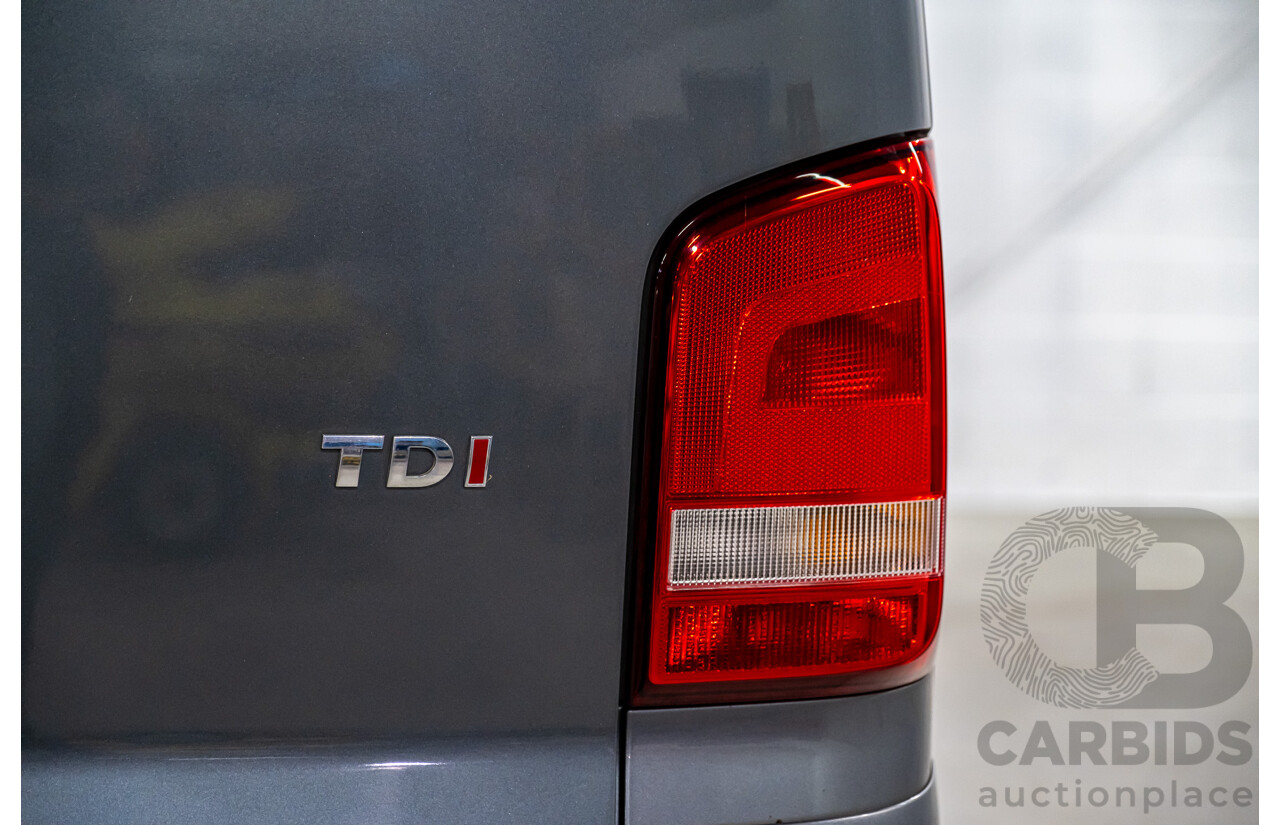4/2014 Volkswagen Multivan Comfortline TDI340 T5 MY13 4d Wagon Metallic Grey Turbo Diesel 2.0L - 7 Seater