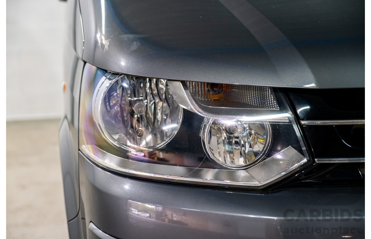 4/2014 Volkswagen Multivan Comfortline TDI340 T5 MY13 4d Wagon Metallic Grey Turbo Diesel 2.0L - 7 Seater