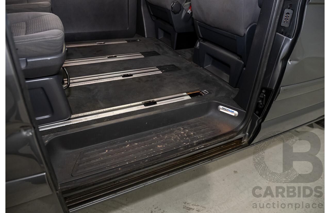 4/2014 Volkswagen Multivan Comfortline TDI340 T5 MY13 4d Wagon Metallic Grey Turbo Diesel 2.0L - 7 Seater