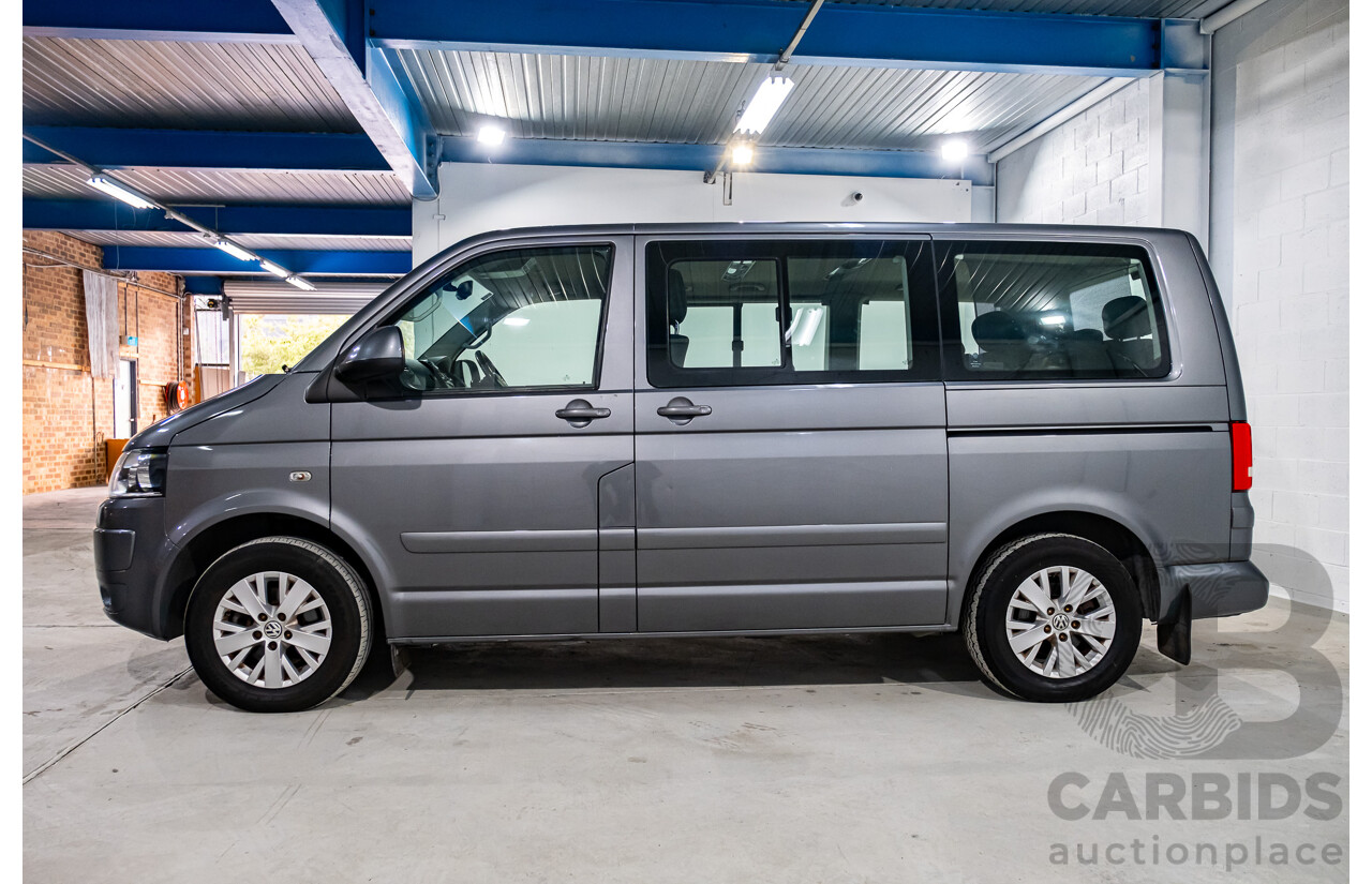 4/2014 Volkswagen Multivan Comfortline TDI340 T5 MY13 4d Wagon Metallic Grey Turbo Diesel 2.0L - 7 Seater