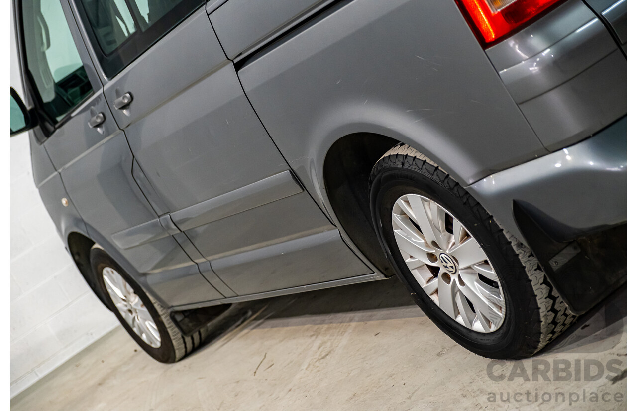 4/2014 Volkswagen Multivan Comfortline TDI340 T5 MY13 4d Wagon Metallic Grey Turbo Diesel 2.0L - 7 Seater