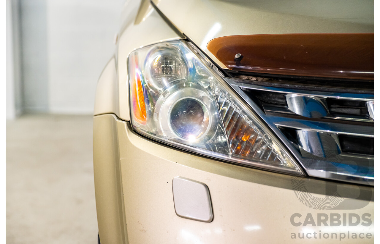 7/2007 Nissan Murano Ti-L (4x4) Z50 4d Wagon Desert Storm Metallic Gold V6 3.5L