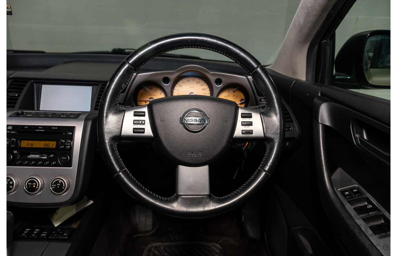 7/2007 Nissan Murano Ti-L (4x4) Z50 4d Wagon Desert Storm Metallic Gold V6 3.5L