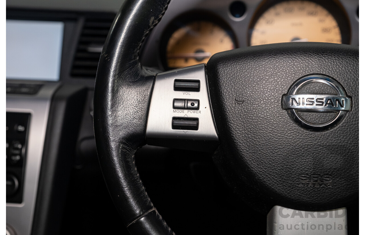 7/2007 Nissan Murano Ti-L (4x4) Z50 4d Wagon Desert Storm Metallic Gold V6 3.5L