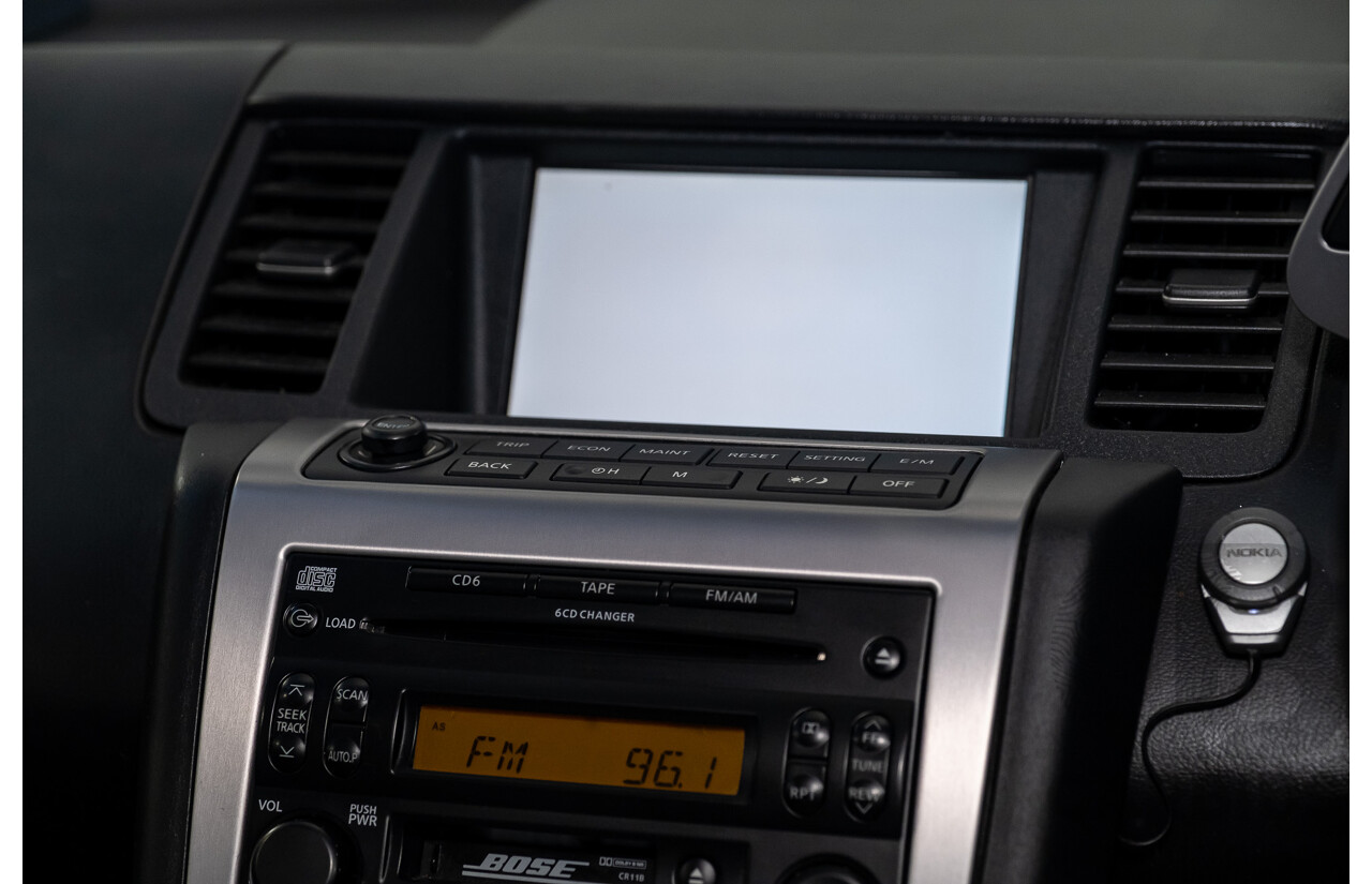 7/2007 Nissan Murano Ti-L (4x4) Z50 4d Wagon Desert Storm Metallic Gold V6 3.5L