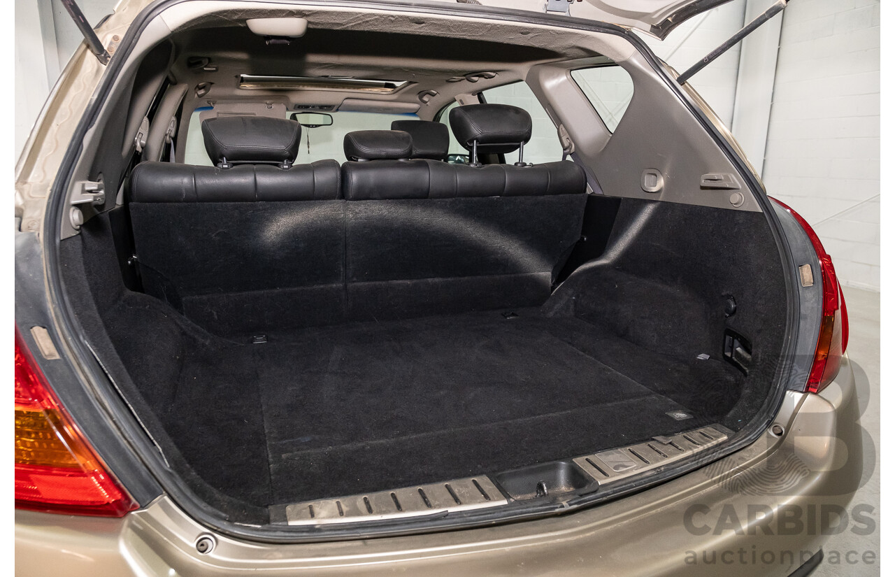 7/2007 Nissan Murano Ti-L (4x4) Z50 4d Wagon Desert Storm Metallic Gold V6 3.5L