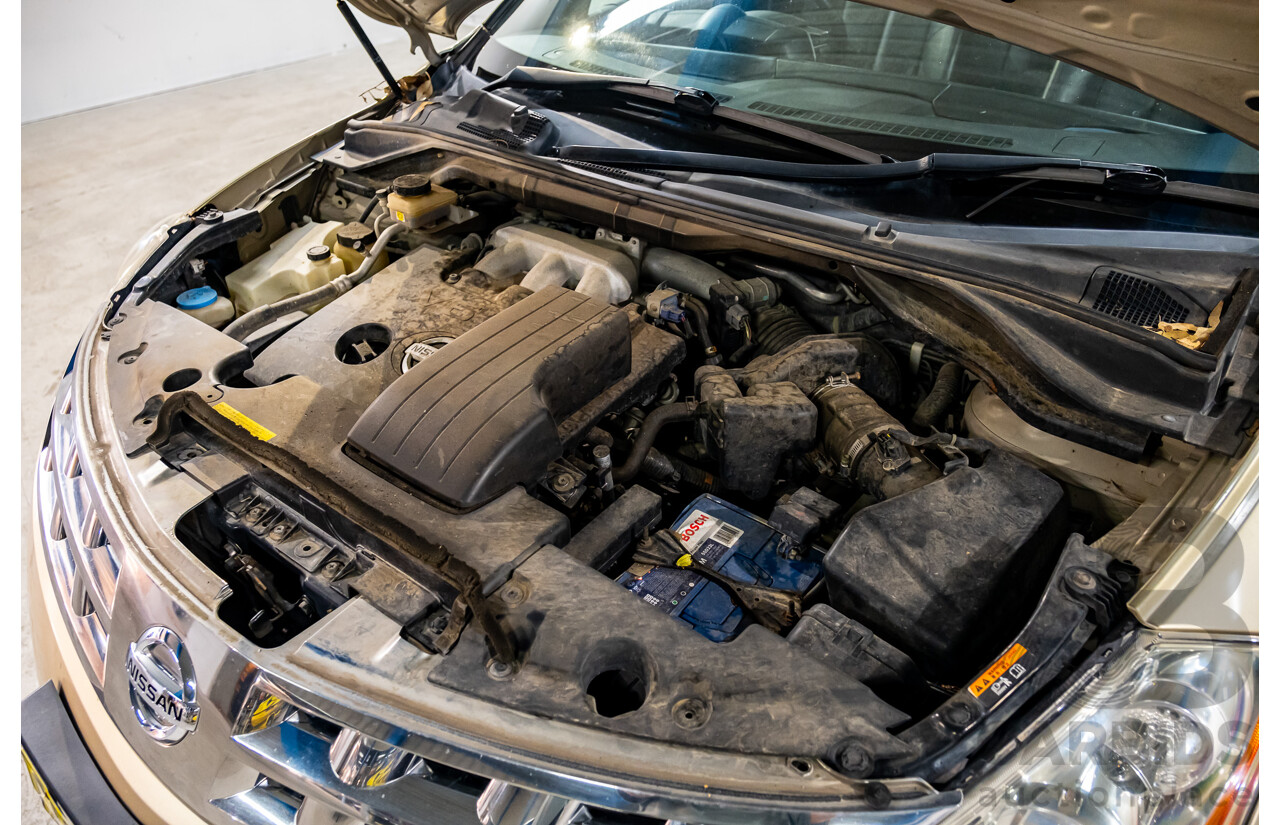 7/2007 Nissan Murano Ti-L (4x4) Z50 4d Wagon Desert Storm Metallic Gold V6 3.5L