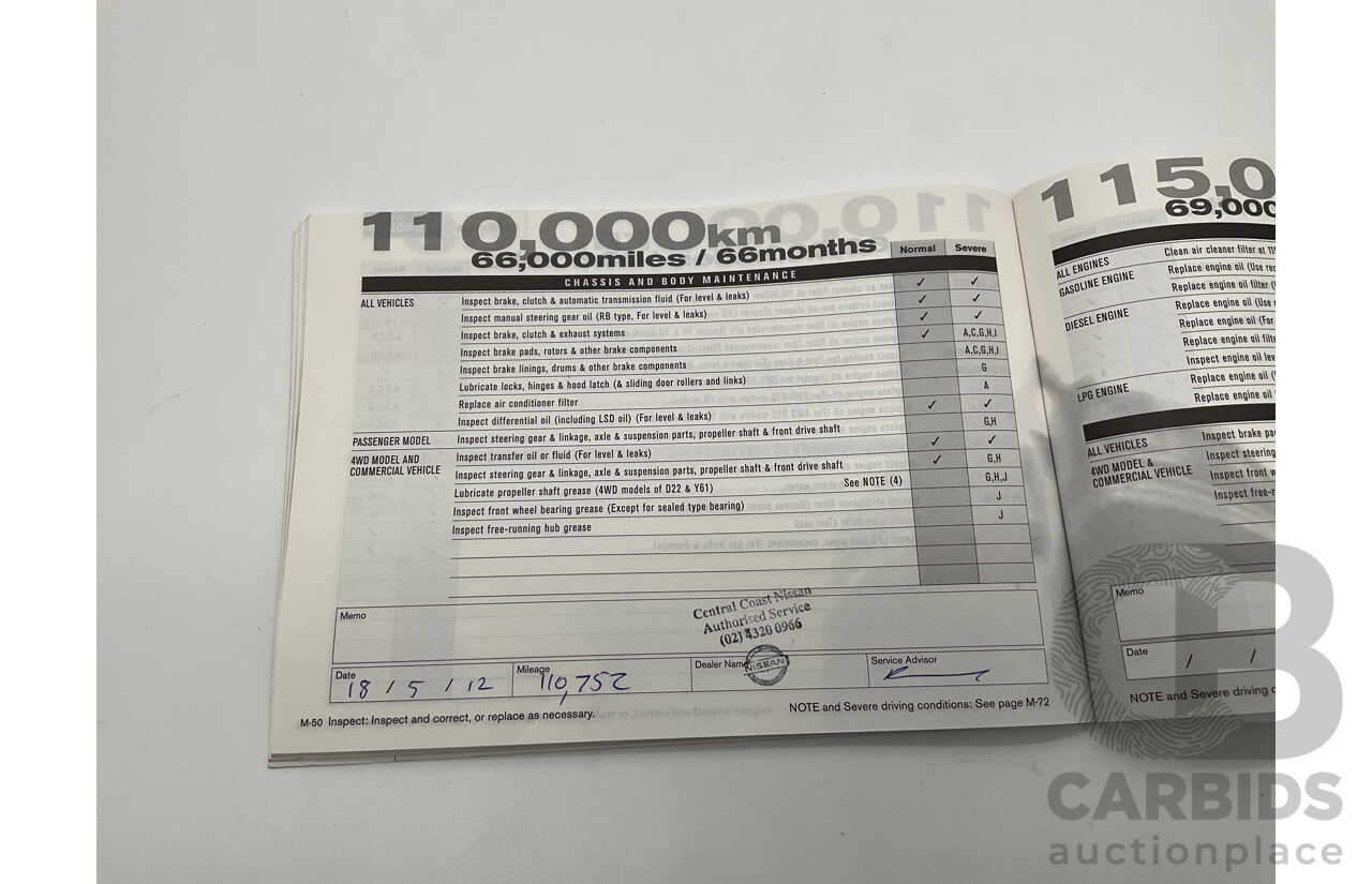 7/2007 Nissan Murano Ti-L (4x4) Z50 4d Wagon Desert Storm Metallic Gold V6 3.5L