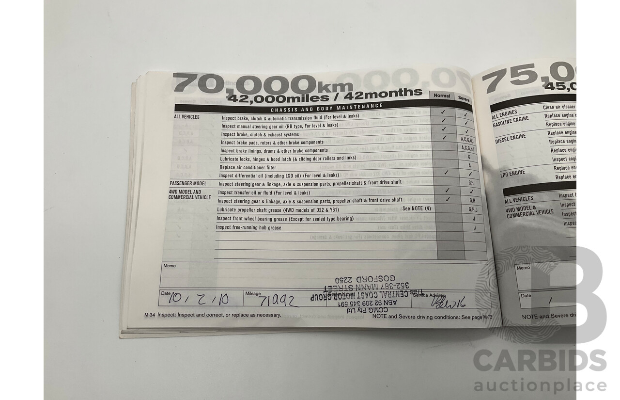 7/2007 Nissan Murano Ti-L (4x4) Z50 4d Wagon Desert Storm Metallic Gold V6 3.5L