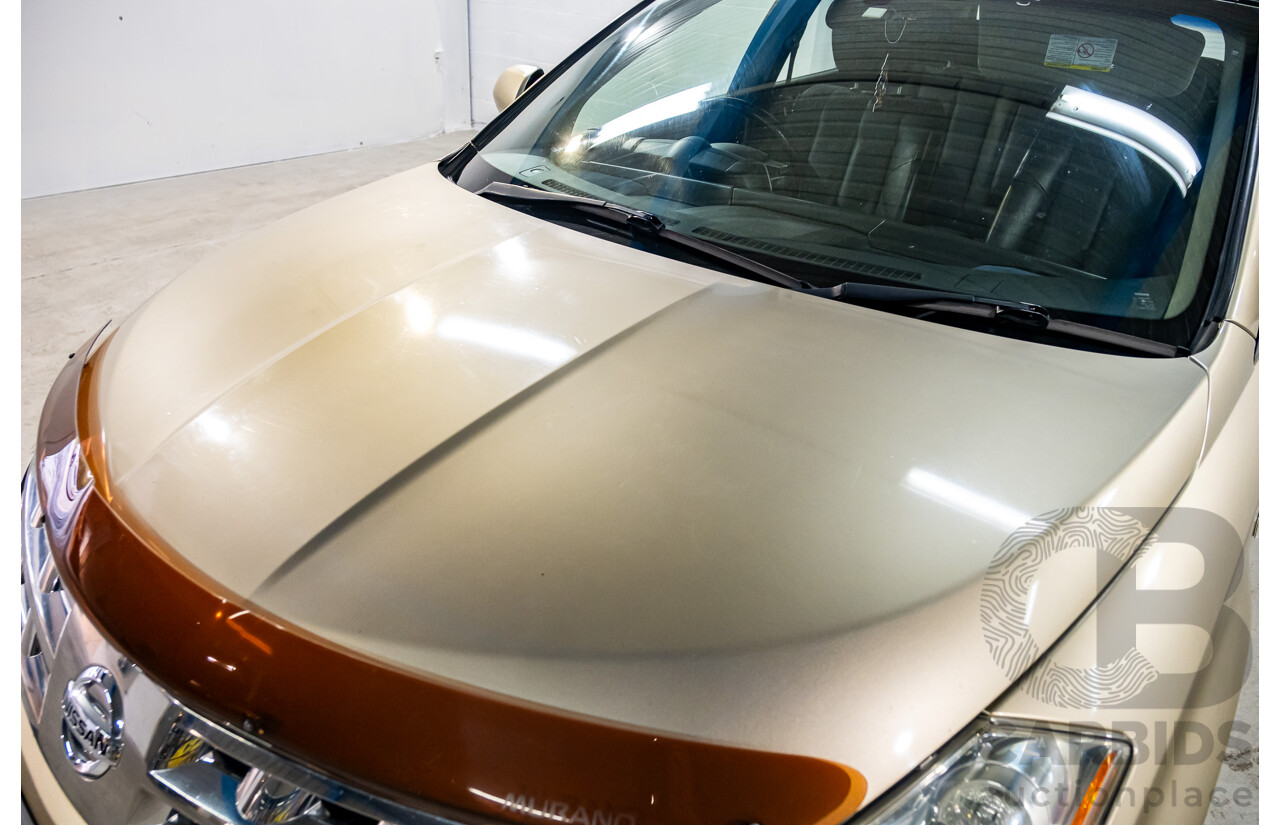 7/2007 Nissan Murano Ti-L (4x4) Z50 4d Wagon Desert Storm Metallic Gold V6 3.5L