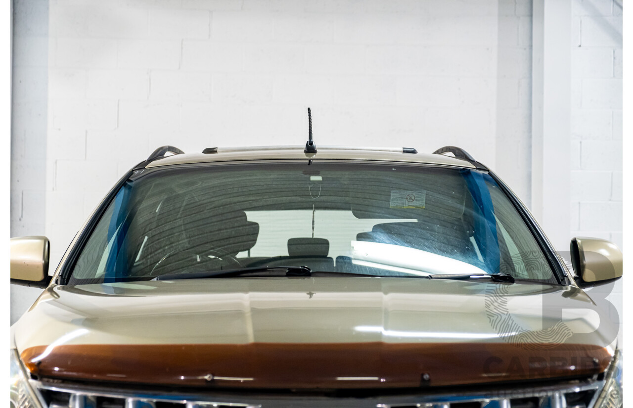 7/2007 Nissan Murano Ti-L (4x4) Z50 4d Wagon Desert Storm Metallic Gold V6 3.5L