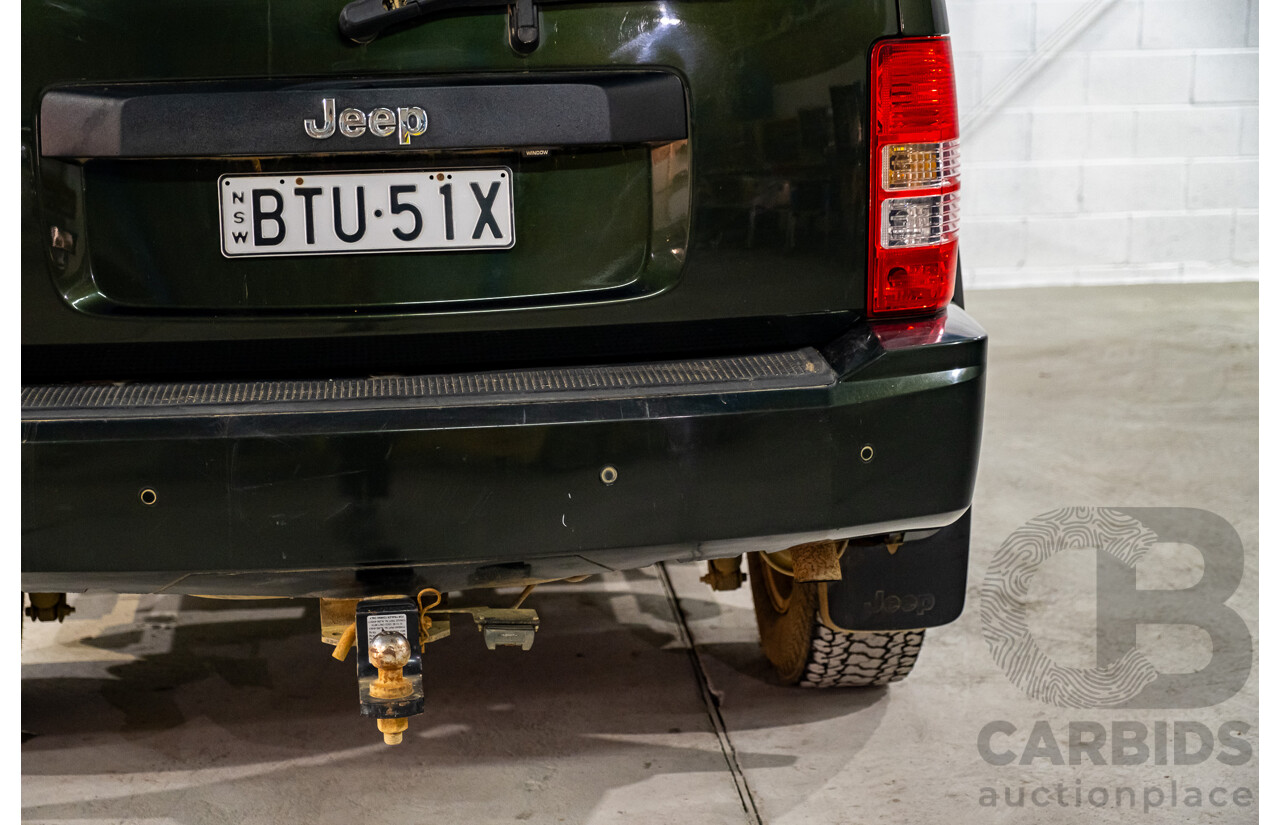 12/2010 Jeep Cherokee Sport (4x4) KK 4d Wagon Metallic Green V6 3.7L