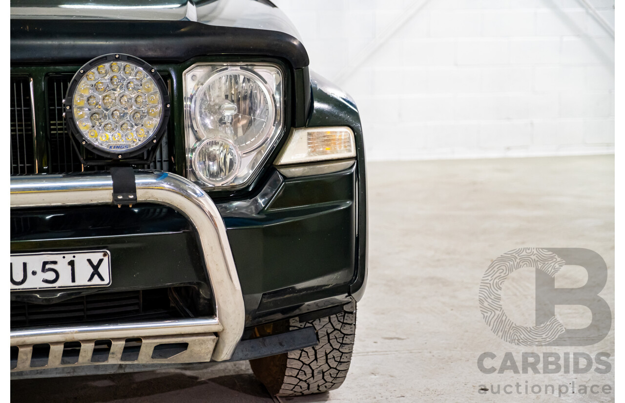 12/2010 Jeep Cherokee Sport (4x4) KK 4d Wagon Metallic Green V6 3.7L