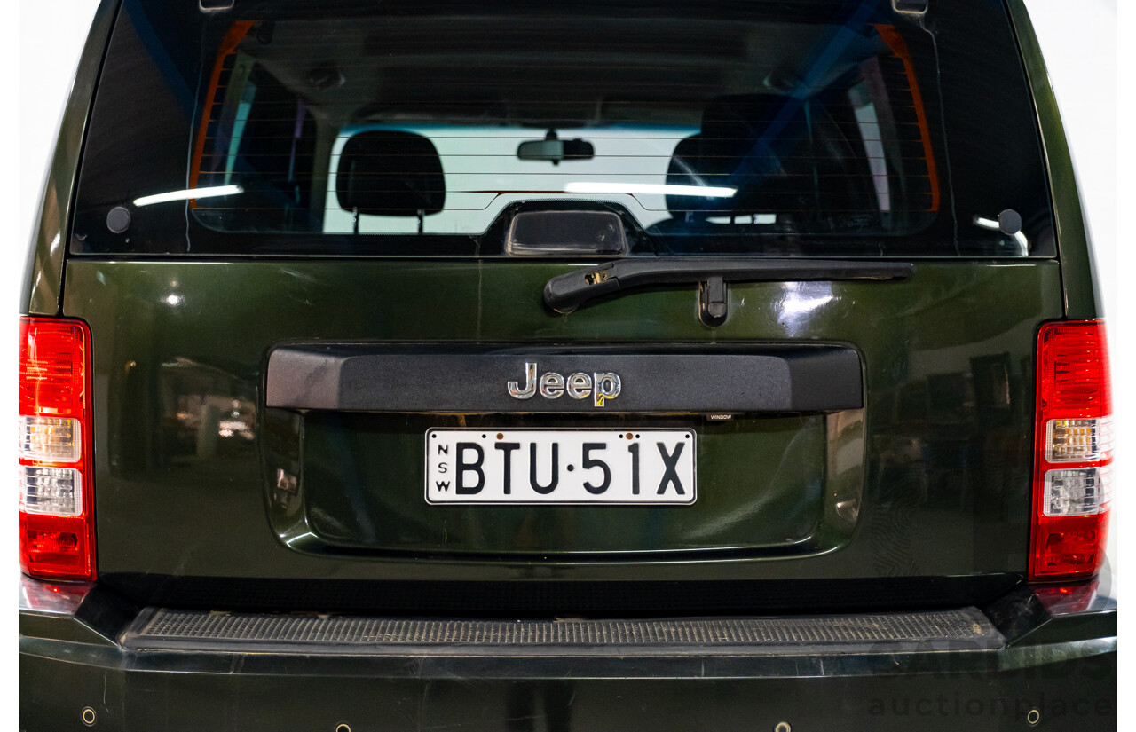 12/2010 Jeep Cherokee Sport (4x4) KK 4d Wagon Metallic Green V6 3.7L