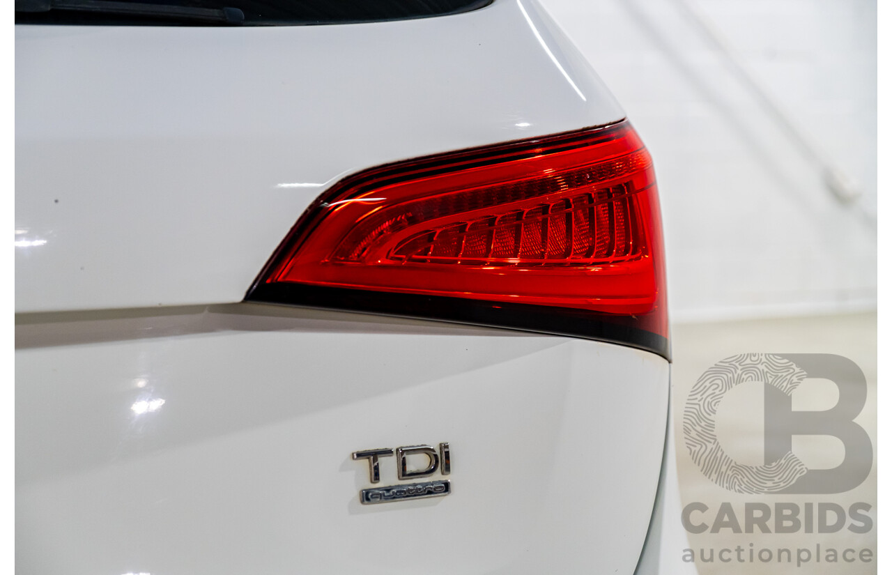 12/2014 Audi Q5 2.0 TDI Quattro (AWD) 8R MY14 4d Wagon White Turbo Diesel 2.0L