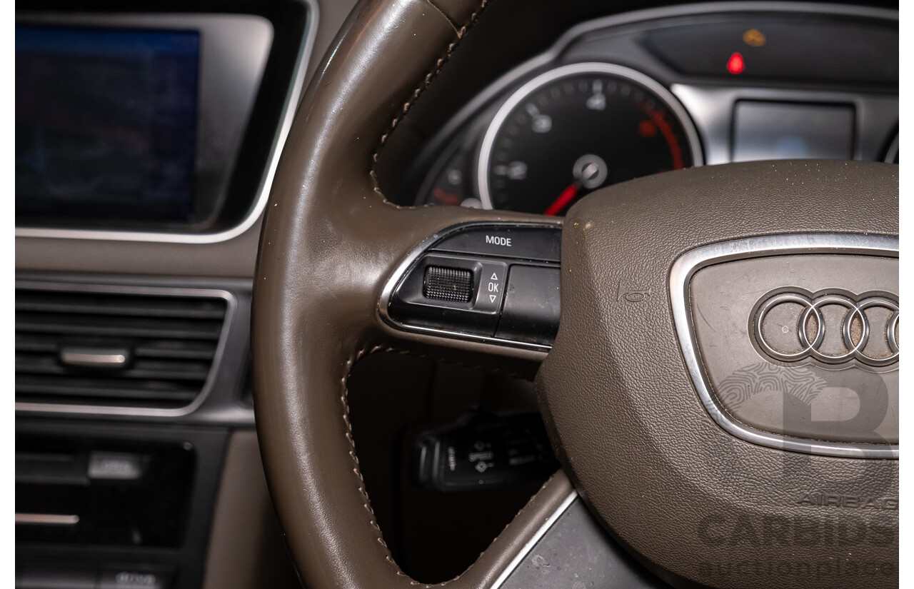 12/2014 Audi Q5 2.0 TDI Quattro (AWD) 8R MY14 4d Wagon White Turbo Diesel 2.0L