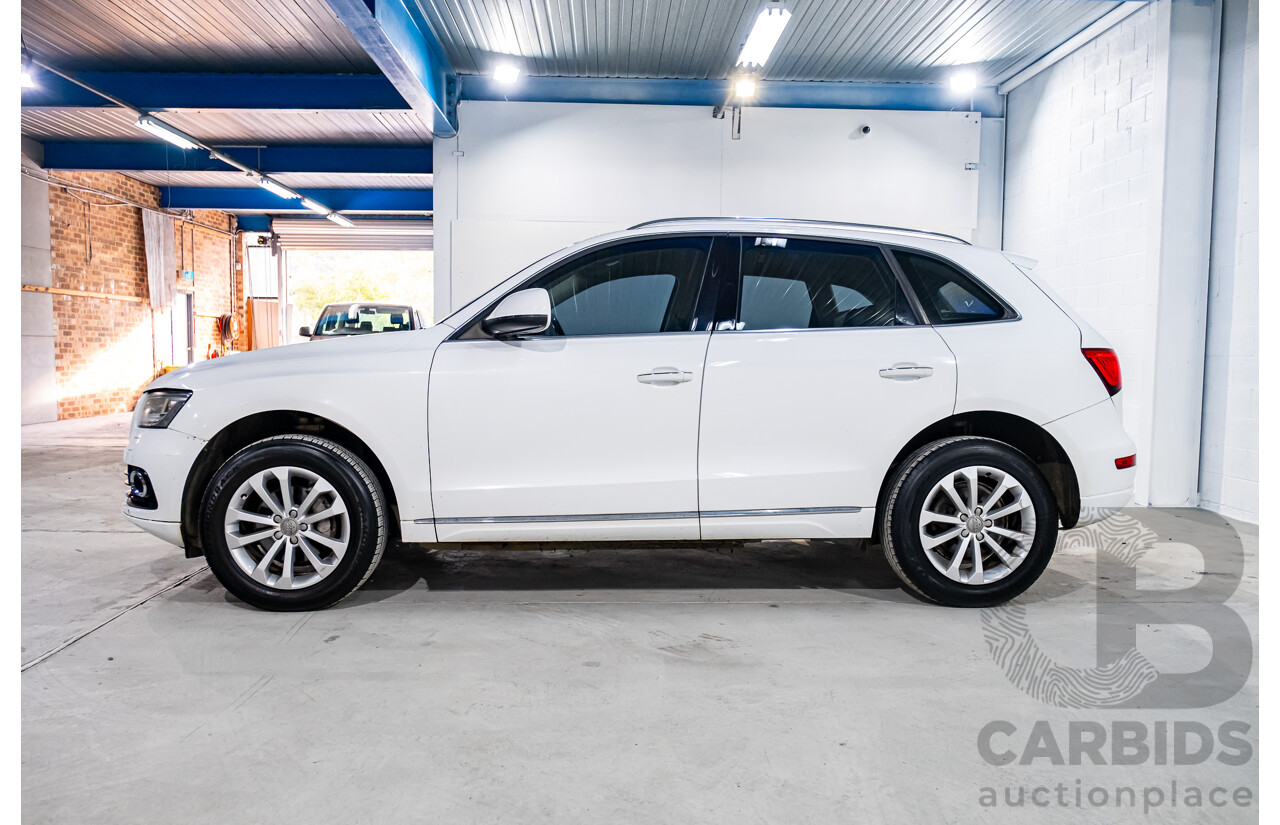 12/2014 Audi Q5 2.0 TDI Quattro (AWD) 8R MY14 4d Wagon White Turbo Diesel 2.0L