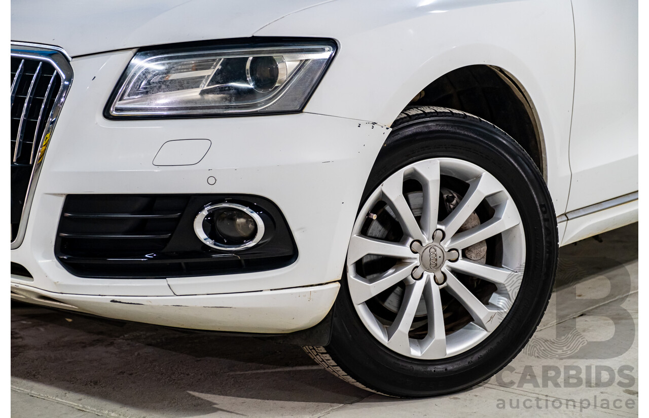 12/2014 Audi Q5 2.0 TDI Quattro (AWD) 8R MY14 4d Wagon White Turbo Diesel 2.0L