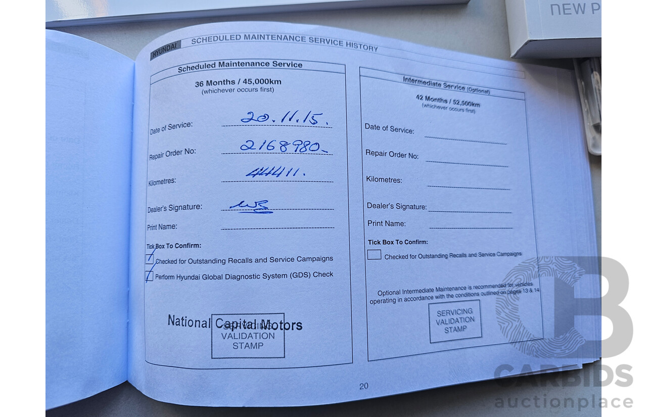 9/2012 Hyundai i30 Elite 1.6 CRDi GD 5d Hatchback White 1.6L