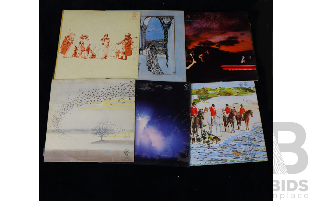 Collection Six Prog Rock Genesis LP Record Titles
