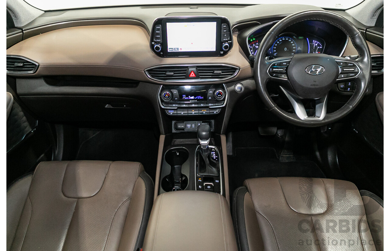 11/2018 Hyundai Santa Fe Highlander (4x4) TM MY19 4d Wagon Phantom Black Turbo Diesel 2.2L - 7 Seater