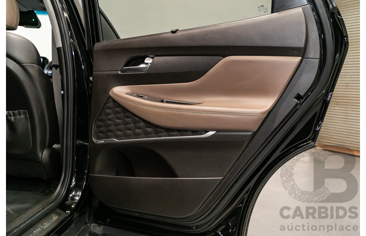 11/2018 Hyundai Santa Fe Highlander (4x4) TM MY19 4d Wagon Phantom Black Turbo Diesel 2.2L - 7 Seater