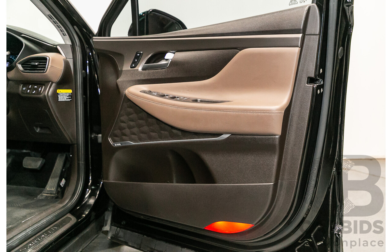 11/2018 Hyundai Santa Fe Highlander (4x4) TM MY19 4d Wagon Phantom Black Turbo Diesel 2.2L - 7 Seater