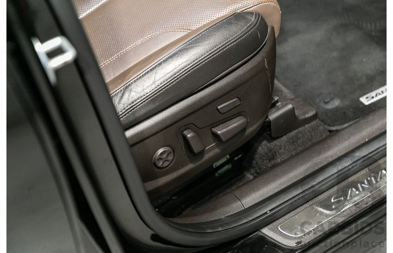 11/2018 Hyundai Santa Fe Highlander (4x4) TM MY19 4d Wagon Phantom Black Turbo Diesel 2.2L - 7 Seater