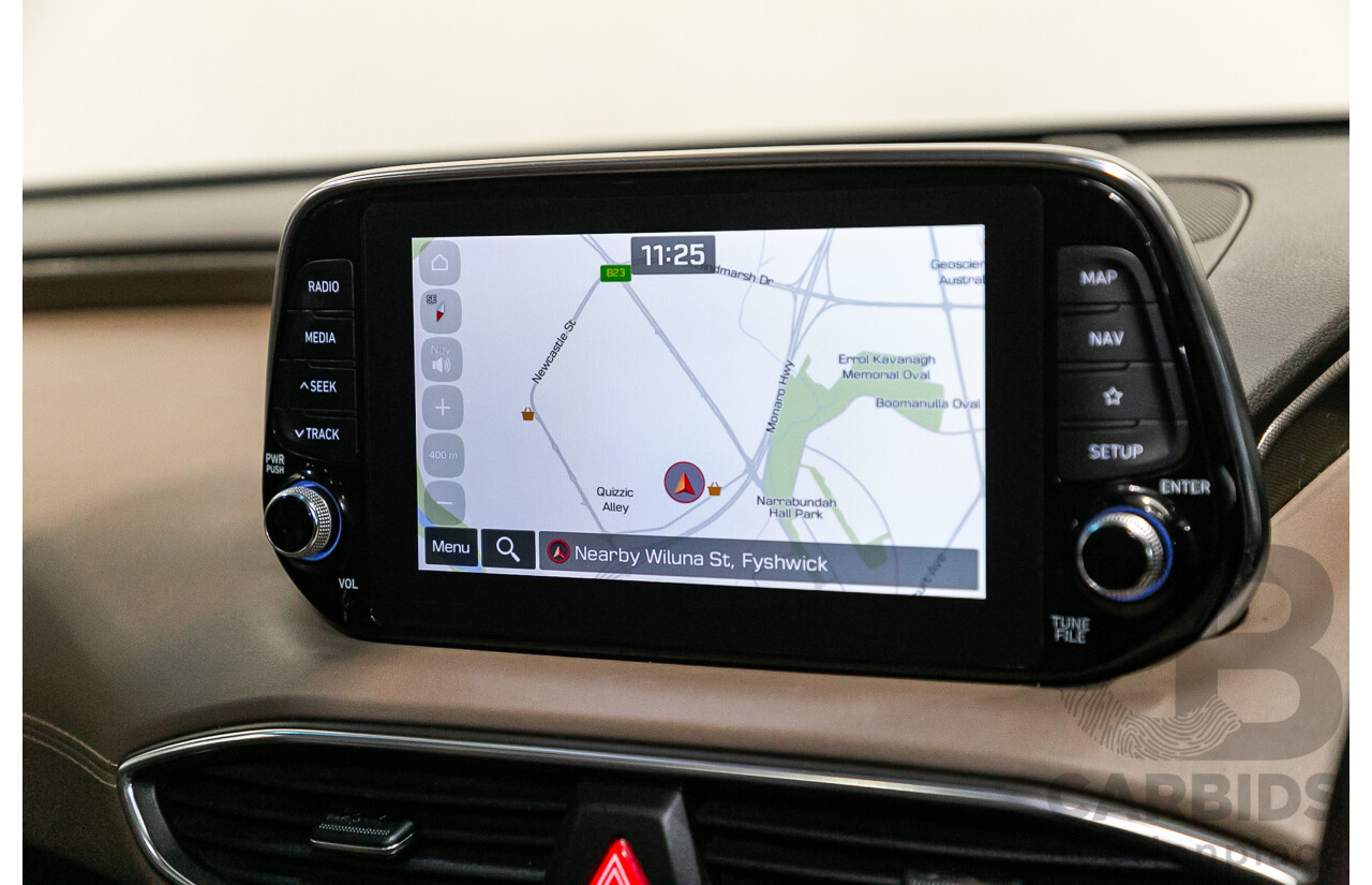 11/2018 Hyundai Santa Fe Highlander (4x4) TM MY19 4d Wagon Phantom Black Turbo Diesel 2.2L - 7 Seater