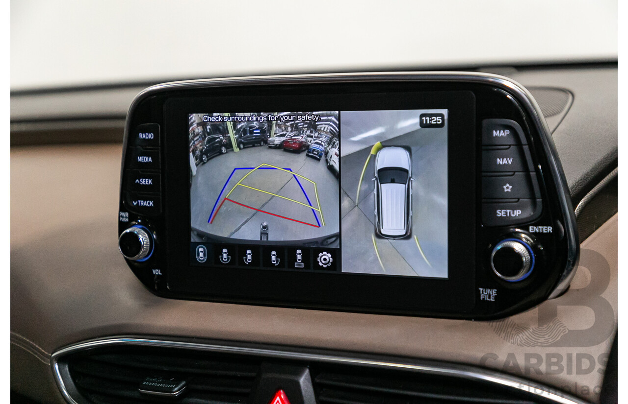 11/2018 Hyundai Santa Fe Highlander (4x4) TM MY19 4d Wagon Phantom Black Turbo Diesel 2.2L - 7 Seater