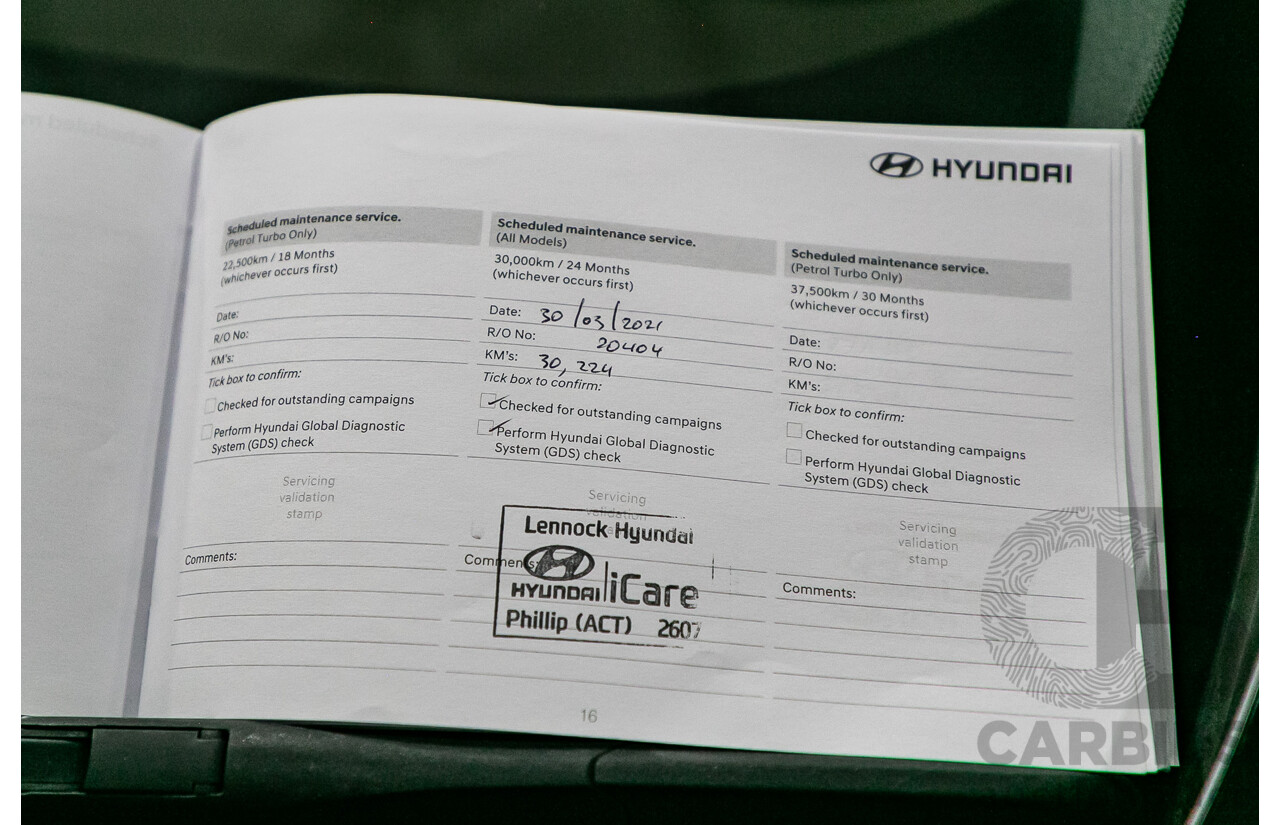 11/2018 Hyundai Santa Fe Highlander (4x4) TM MY19 4d Wagon Phantom Black Turbo Diesel 2.2L - 7 Seater