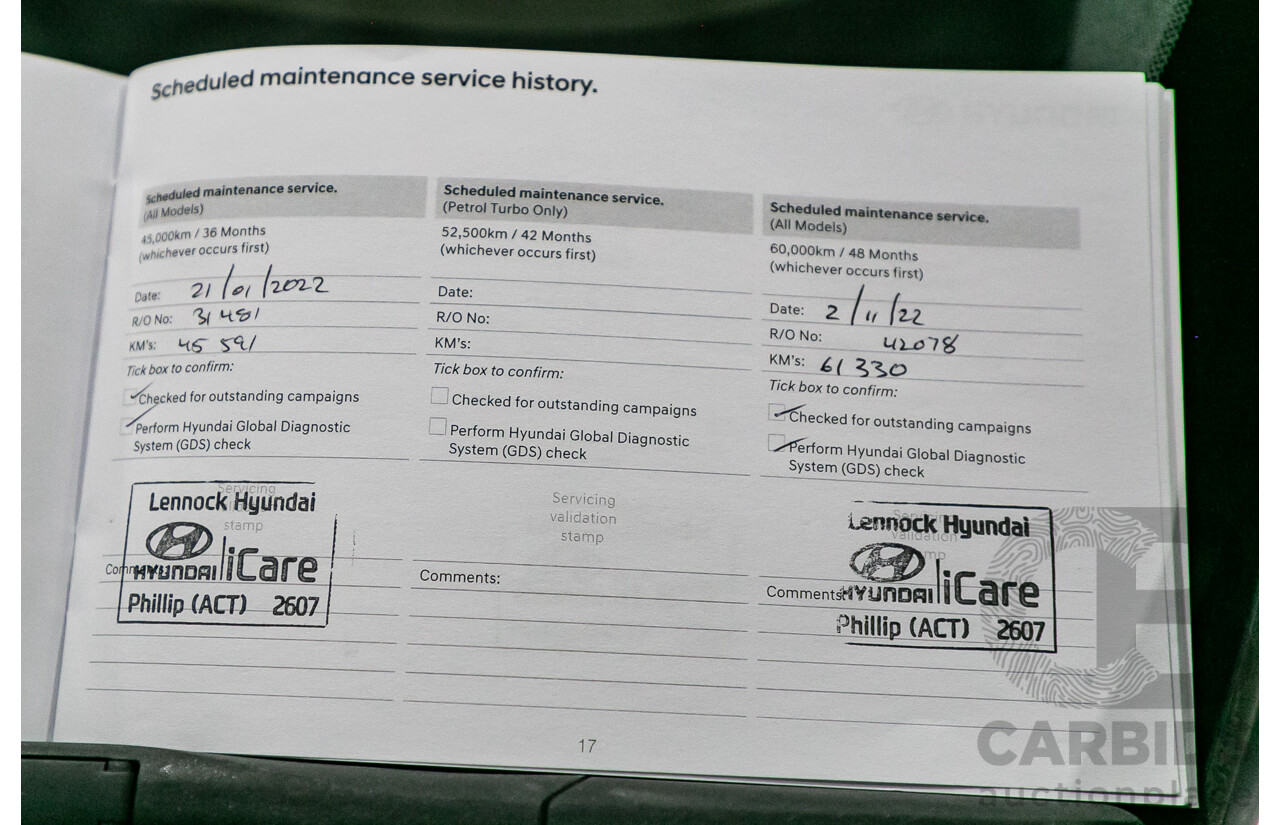 11/2018 Hyundai Santa Fe Highlander (4x4) TM MY19 4d Wagon Phantom Black Turbo Diesel 2.2L - 7 Seater