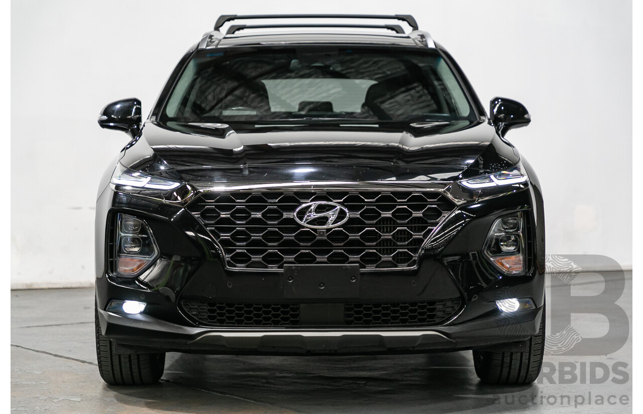11/2018 Hyundai Santa Fe Highlander (4x4) TM MY19 4d Wagon Phantom Black Turbo Diesel 2.2L - 7 Seater